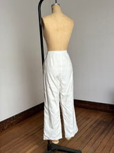 Load image into Gallery viewer, vintage 1960s white high waisted pants {31”W}