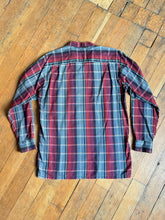 Load image into Gallery viewer, vintage 1950s plaid long sleeve shirt