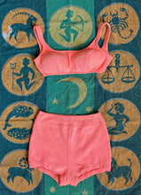 Load image into Gallery viewer, vintage 1960s peachy Jantzen bikini {xs-s}