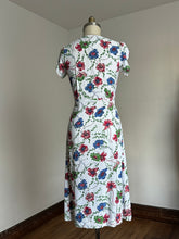 Load image into Gallery viewer, vintage 1930s floral rayon dress {m}