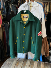 Load image into Gallery viewer, vintage 1950s Canadian Forces varsity style wool jacket