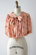 Load image into Gallery viewer, vintage 1930s rayon shawl capelet