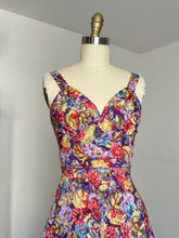 Load image into Gallery viewer, vintage 1930s floral maxi dress {xs}
