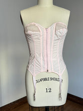 Load image into Gallery viewer, vintage 1950s pink bustier bralette bra {m}