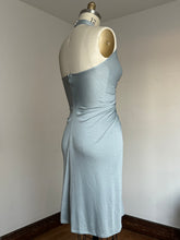 Load image into Gallery viewer, vintage 1970s jersey knit halter dress {xs-m}