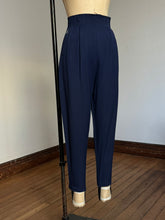 Load image into Gallery viewer, vintage 1940s navy ski pants {xs}