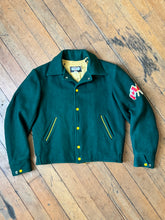 Load image into Gallery viewer, vintage 1950s Canadian Forces varsity style wool jacket