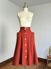 Load image into Gallery viewer, vintage 1930s brown skirt {xxs}