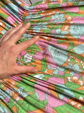 Load image into Gallery viewer, vintage 1960s floral jumpsuit {xs-L}