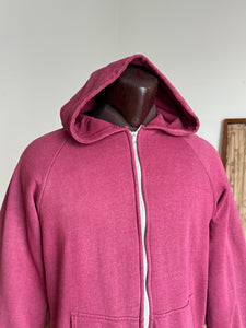 vintage 1980s MacGregor thermal zip up hoodie sweatshirt