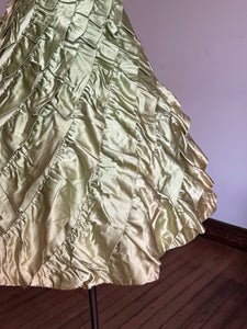 vintage 1950s green party dress {xs}