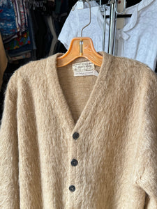 vintage 1950s 60s mohair cardigan sweater