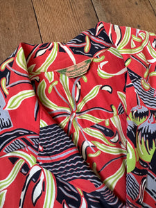 vintage 1940s Kamehameha Hawaiian shirt