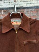 Load image into Gallery viewer, vintage 1940s suede jacket