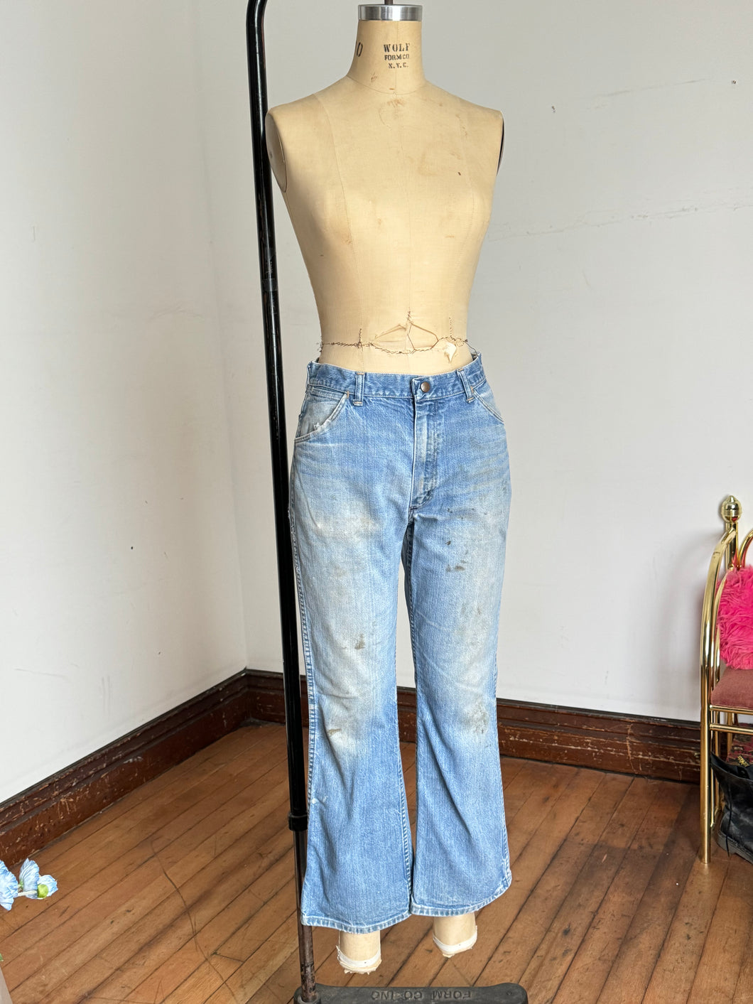 vintage 1970s Wranglers denim jeans