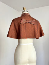 Load image into Gallery viewer, vintage 1950s polka dot capelet