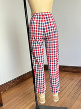 Load image into Gallery viewer, vintage 1950s plaid pants {xs}