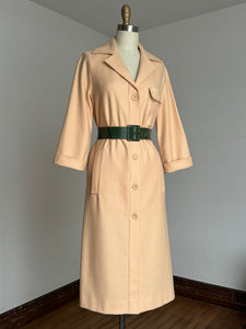 vintage 1960s J. Tiktiner France wool dress {s}