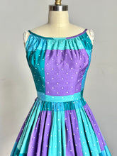 Load image into Gallery viewer, vintage 1950s polka dot sun dress {xxs}