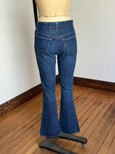 Load image into Gallery viewer, vintage 1970s Big E Levis  746 denim jeans flares bell bottoms 30W