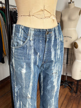 Load image into Gallery viewer, vintage 1960s GWG Kings hippie altered denim jeans 32"W