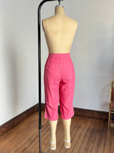 Load image into Gallery viewer, vintage 1950s homemade size zip capris {29”W}