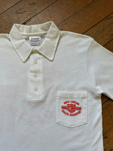 vintage 1970s Harley Davidson dealership polo shirt