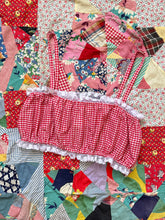 Load image into Gallery viewer, vintage 1970s gingham crop top {xs-L}
