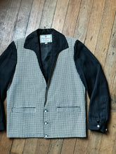 Load image into Gallery viewer, R E S E R V E D vintage 1950s 60s black and white rockabilly jacket