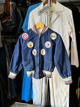 Load image into Gallery viewer, KIDS vintage 1950s baseball teams patch jacket