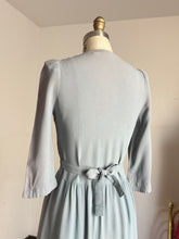 Load image into Gallery viewer, vintage 1930s 40s trapunto rayon dress {xs}