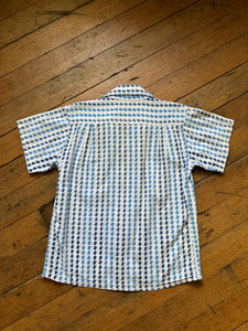 vintage 1950s juniors button up shirt