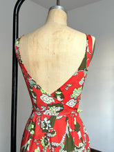 Load image into Gallery viewer, vintage 1960s novelty couples jumpsuit {xxs}