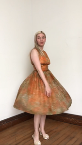 vintage 1950s Jerry Gilden dress {xxs}