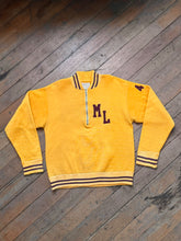 Load image into Gallery viewer, vintage 1960s CHAMPION fuzzy sportswear sweatshirt quarter zip