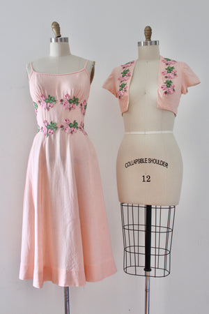 vintage 1950s Pat Premo dress set