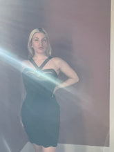 Load image into Gallery viewer, vintage 1990s Indecent Proposal Demi Moore inspired dress based on Thierry Mugler {s}