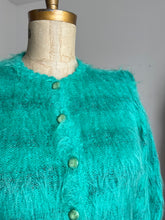 Load image into Gallery viewer, vintage 1980s mohair cardigan {m-XL}