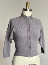 Load image into Gallery viewer, vintage 1950s dolman sleeve cardigan {xs-m}