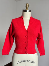 Load image into Gallery viewer, vintage 1950s dolman sleeve cardigan {xs-m}