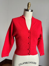 Load image into Gallery viewer, vintage 1950s dolman sleeve cardigan {xs-m}