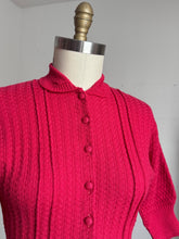 Load image into Gallery viewer, vintage 1950s dolman sleeve cardigan {xs-m}
