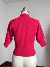 Load image into Gallery viewer, vintage 1950s dolman sleeve cardigan {xs-m}