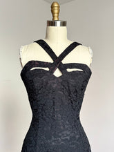 Load image into Gallery viewer, vintage 1990s Indecent Proposal Demi Moore inspired dress based on Thierry Mugler {s}