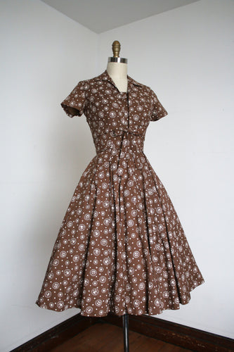 vintage 1950s Jerry Gilden dress set {xs}