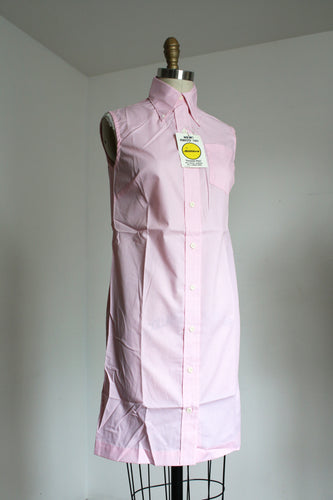 NOS vintage 1960s pink shift dress {xs}