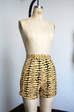 Load image into Gallery viewer, vintage 1950s tiger corduroy shorts {xs}