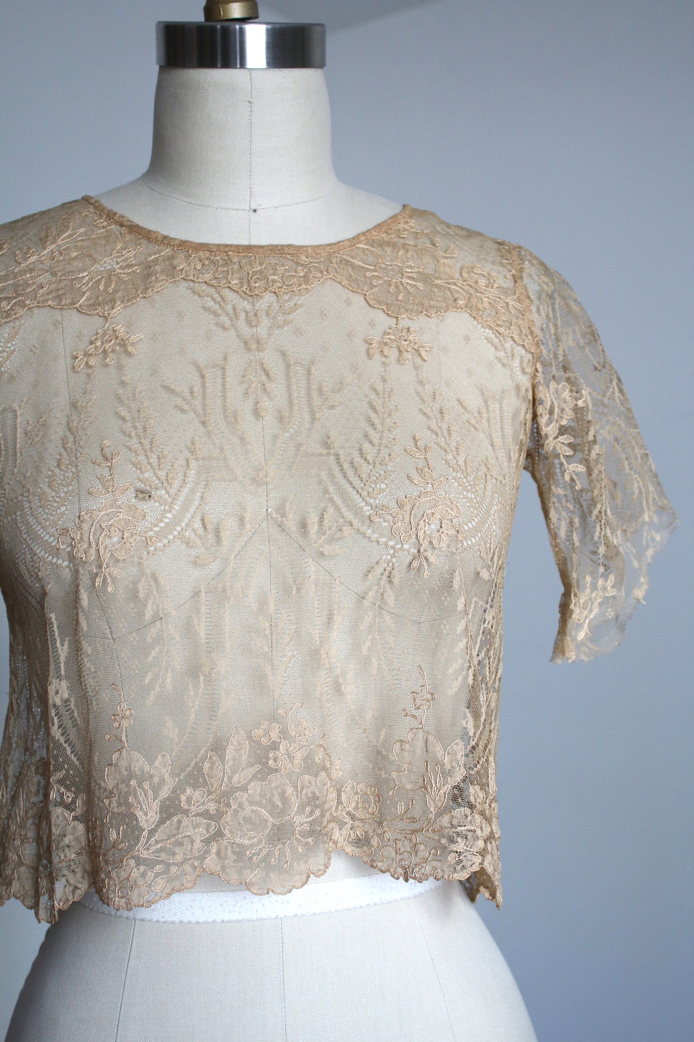 vintage 1920s lace top {xxs} – Trunk of Dresses
