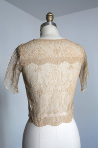 vintage 1920s lace top {xxs}
