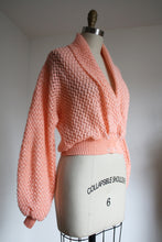 Load image into Gallery viewer, vintage 1950s pink cardigan sweater {xs-m}